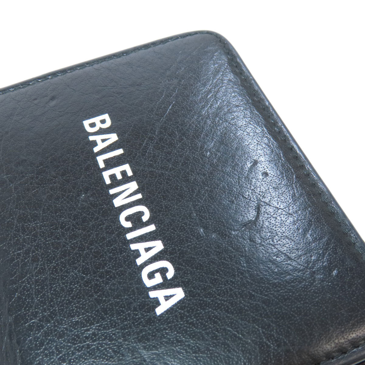 BALENCIAGA 551933 Every day Bifold Wallet with Coin Pocket Leather Ladies [Used]