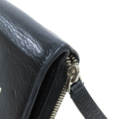 BALENCIAGA 551933 Every day Bifold Wallet with Coin Pocket Leather Ladies [Used]