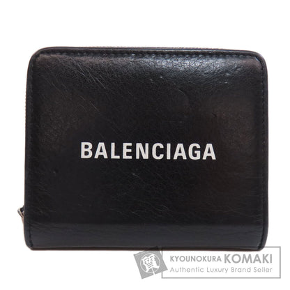 BALENCIAGA 551933 Every day Bifold Wallet with Coin Pocket Leather Ladies [Used]