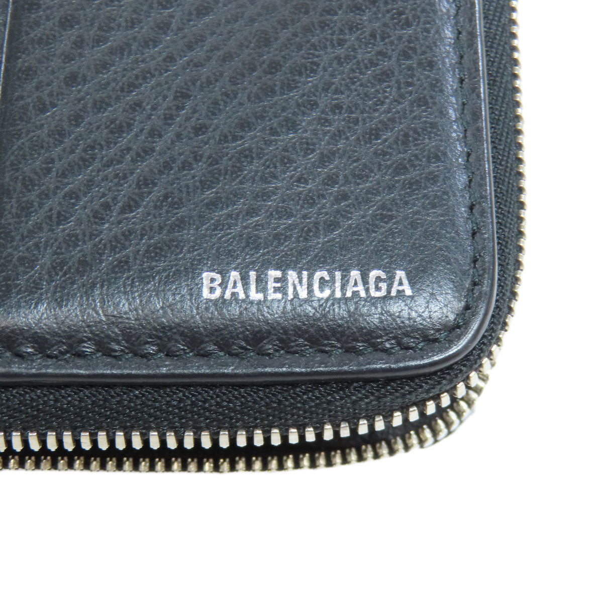 BALENCIAGA 551933 Every day Bifold Wallet with Coin Pocket Leather Ladies [Used]