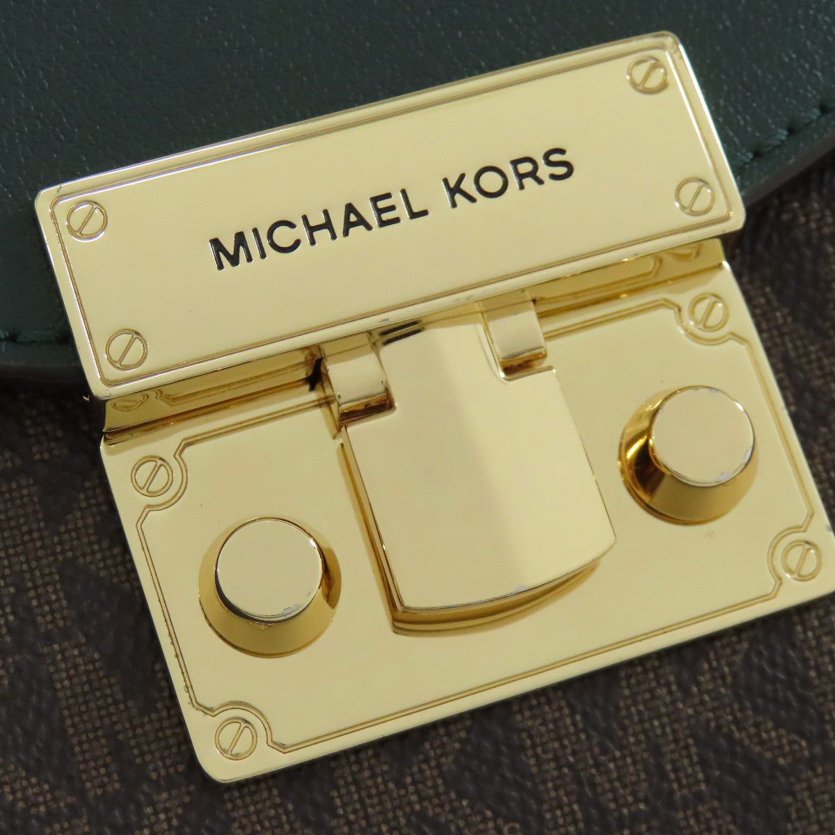 Michael Kors MK Signature Chain Bag Shoulder Bag PVC Ladies [Used]