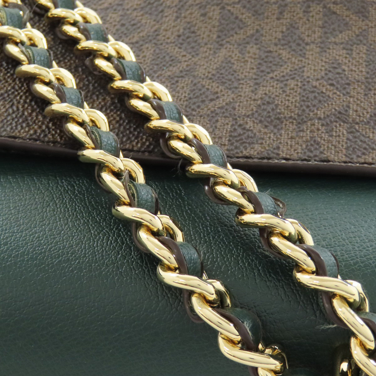 Michael Kors MK Signature Chain Bag Shoulder Bag PVC Ladies [Used]