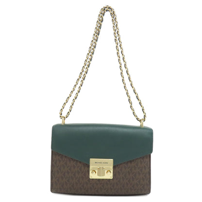 Michael Kors MK Signature Chain Bag Shoulder Bag PVC Ladies [Used]