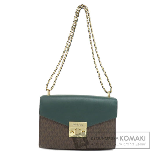 Michael Kors MK Signature Chain Bag Shoulder Bag PVC Ladies [Used]