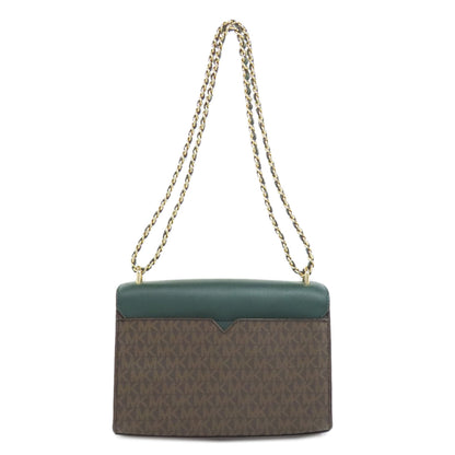 Michael Kors MK Signature Chain Bag Shoulder Bag PVC Ladies [Used]