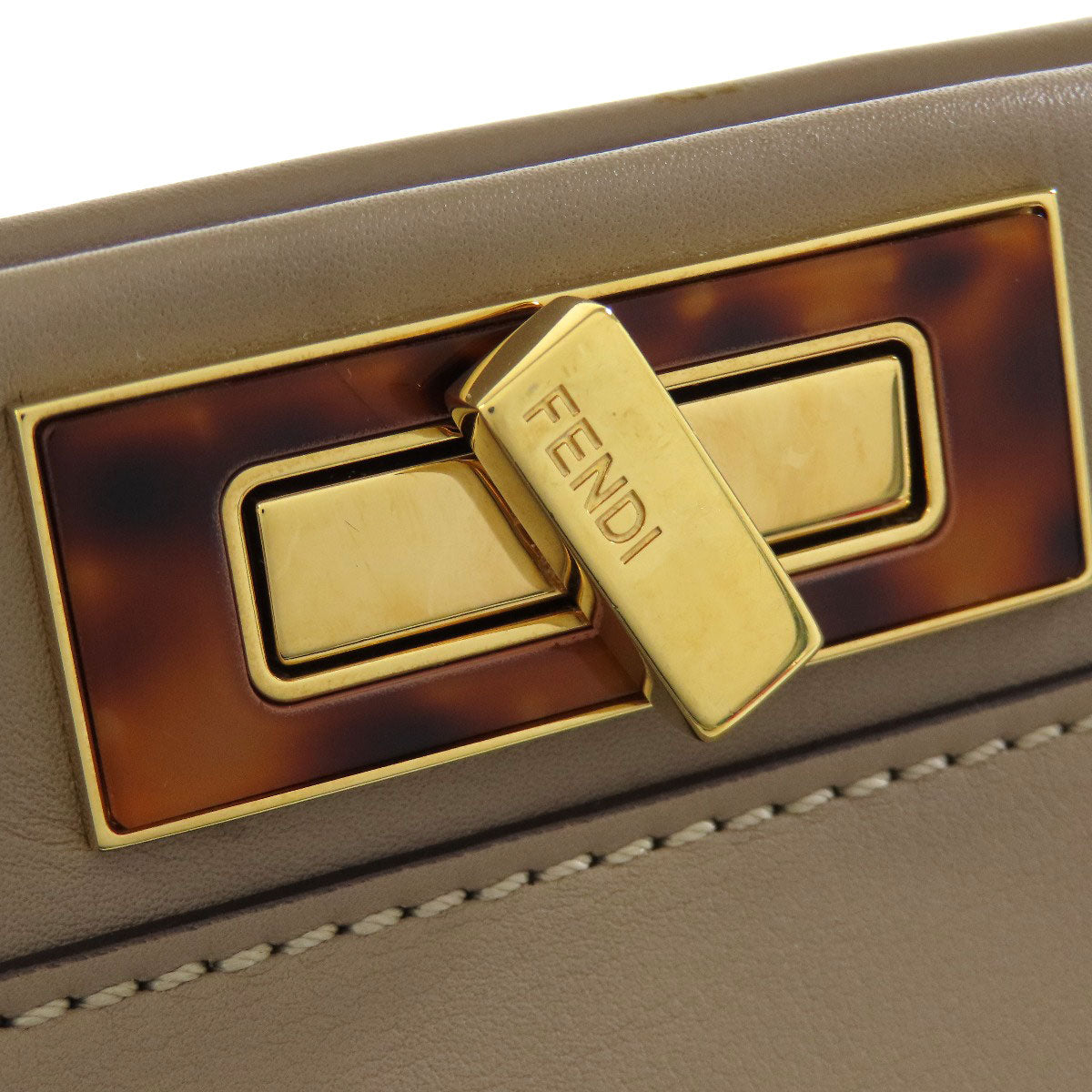 FENDI Peekaboo 2WAY Handbag Calf Ladies [Used]