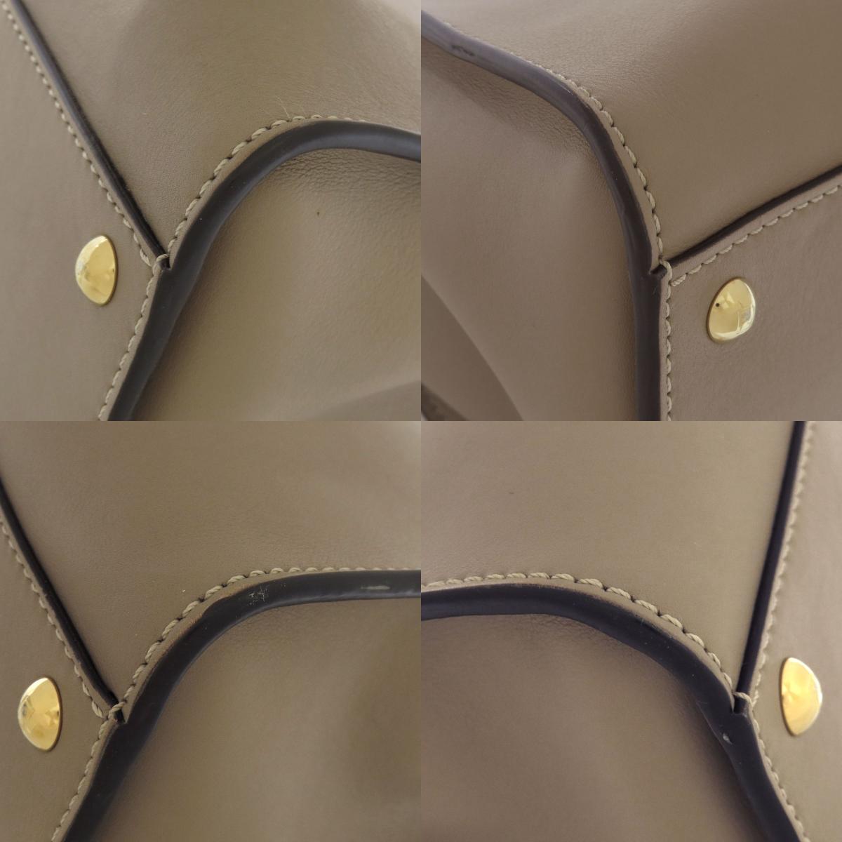 FENDI Peekaboo 2WAY Handbag Calf Ladies [Used]