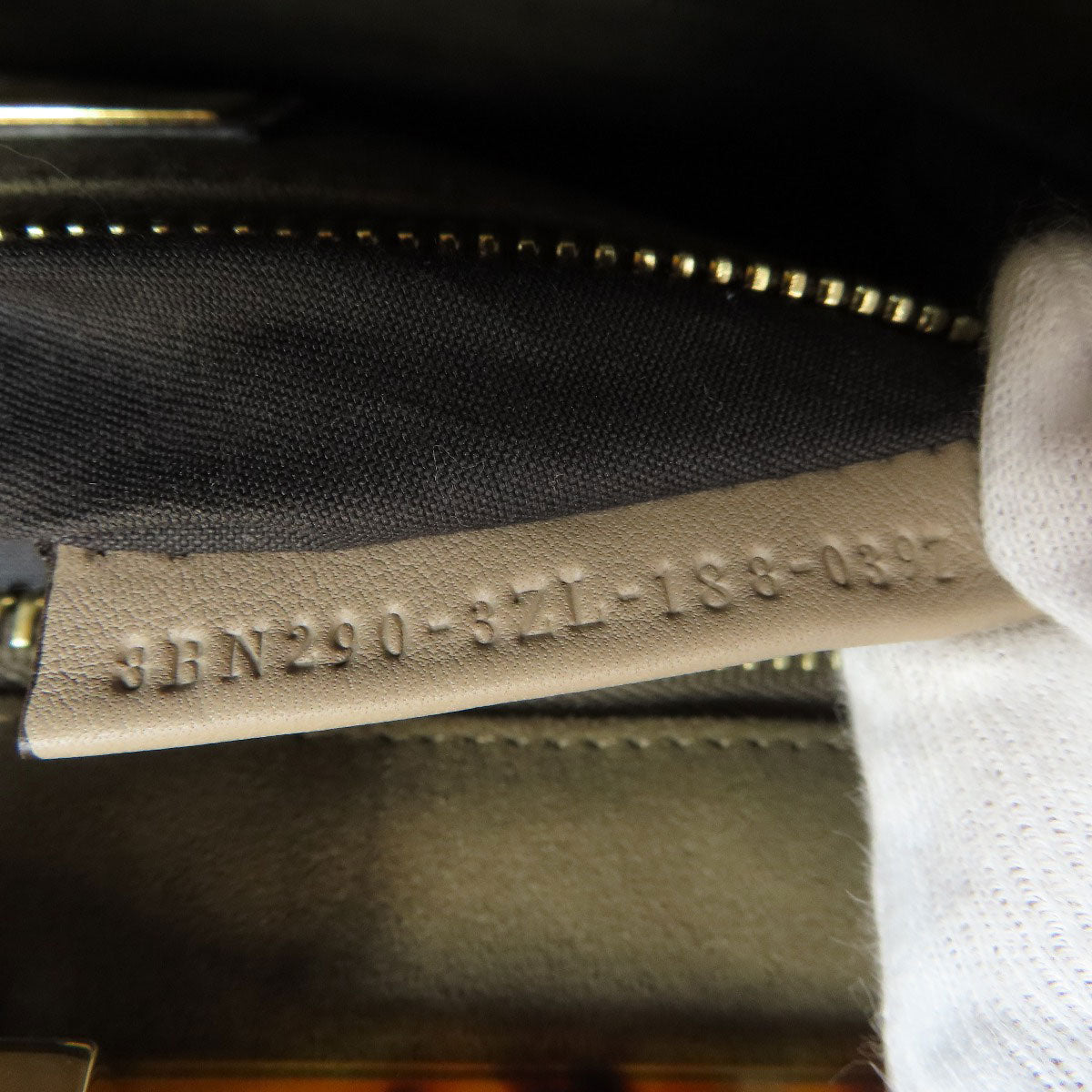 FENDI Peekaboo 2WAY Handbag Calf Ladies [Used]