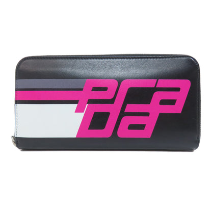 PRADA Zip Around Long wallet (with coin pocket) Leather Ladies [Used]