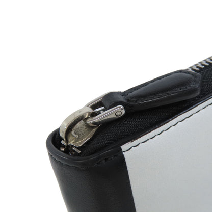 PRADA Zip Around Long wallet (with coin pocket) Leather Ladies [Used]