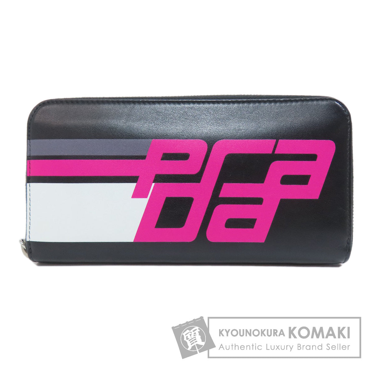 PRADA Zip Around Long wallet (with coin pocket) Leather Ladies [Used]