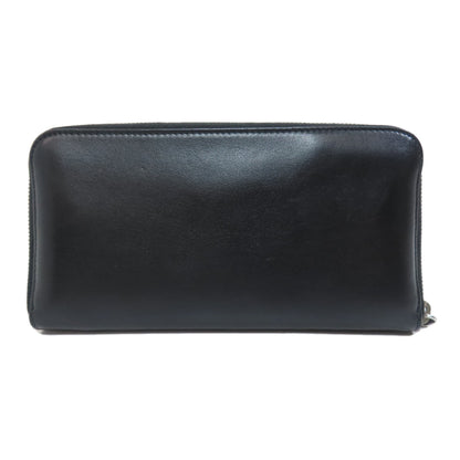 PRADA Zip Around Long wallet (with coin pocket) Leather Ladies [Used]
