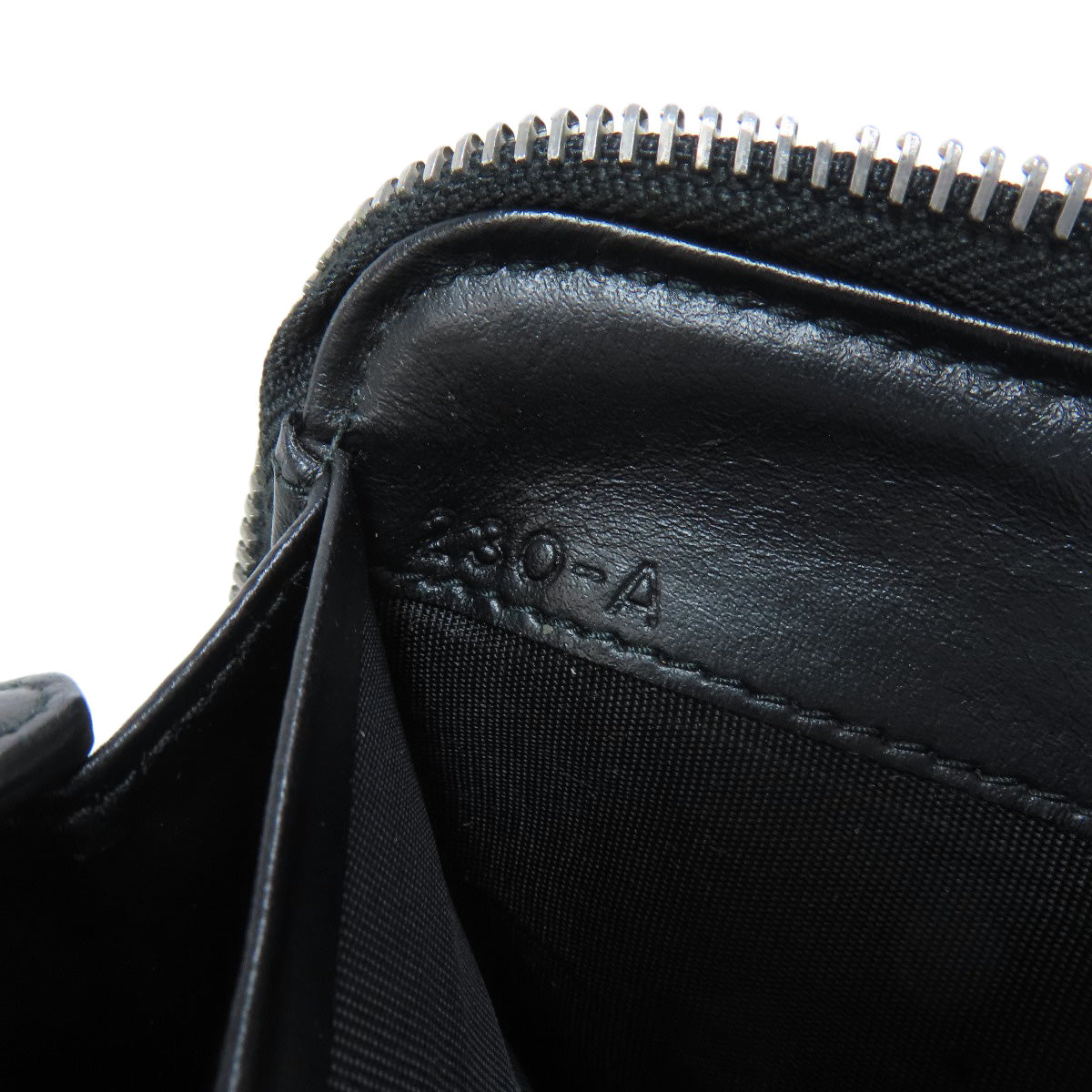 PRADA Zip Around Long wallet (with coin pocket) Leather Ladies [Used]