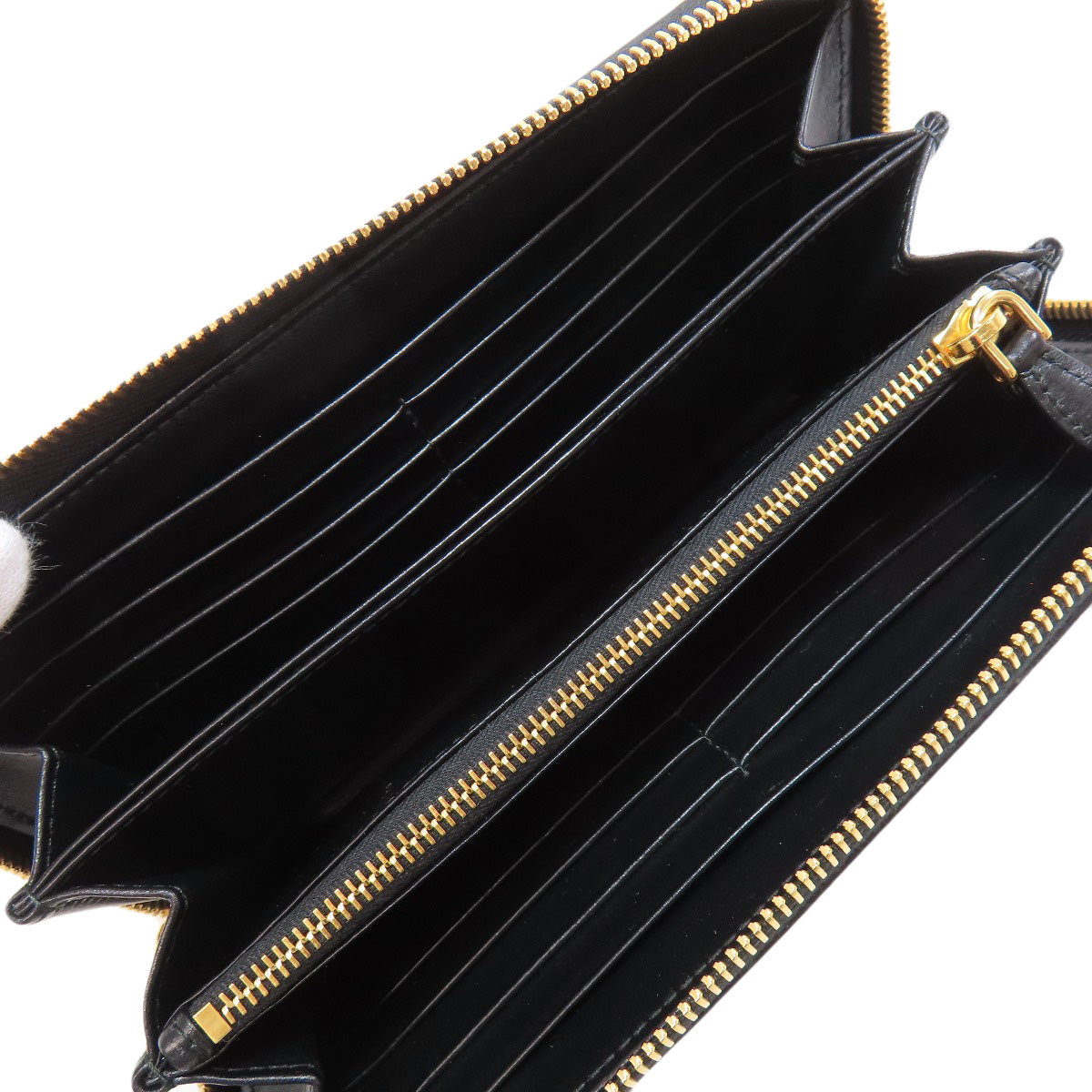 PRADA Logo Hardware Long wallet (with coin pocket) Nylon Ladies [Used]