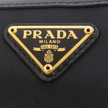 PRADA Logo Hardware Long wallet (with coin pocket) Nylon Ladies [Used]