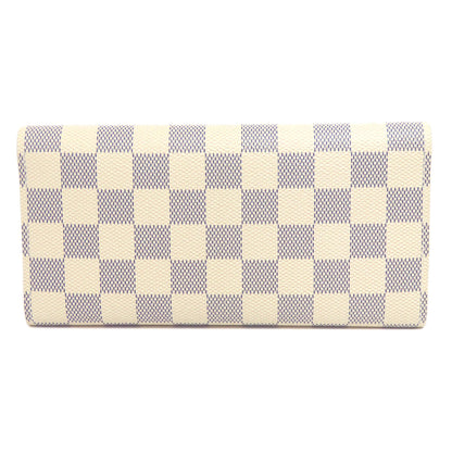 LOUIS VUITTON M63020 Portefeiulle Josephine Bifold Wallet with Coin Pocket Damier canvas Ladies [Used]