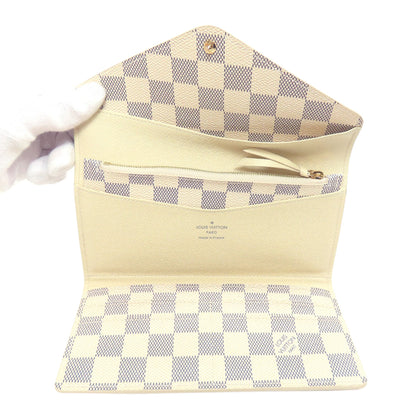 LOUIS VUITTON M63020 Portefeiulle Josephine Bifold Wallet with Coin Pocket Damier canvas Ladies [Used]