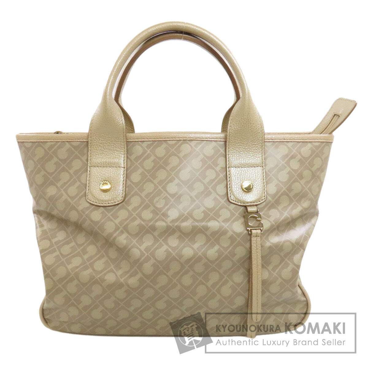 GHERARDINI   Tote Bag Logo motif softy Polyester Polyurethane coatingLadies