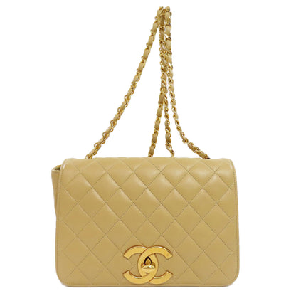 CHANEL   Shoulder Bag ChainShoulder Matelasse GoldHardware Lambskin Ladies