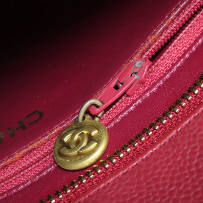 CHANEL   Tote Bag Medallion GoldHardware Caviar skin Ladies