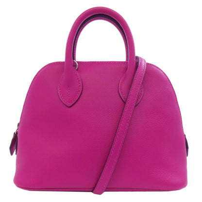 HERMES Bolide1923 Mini SilverHardware Handbag Calf Ladies [Used]