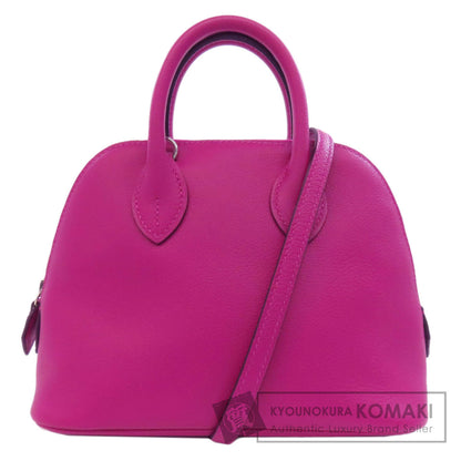 HERMES Bolide1923 Mini SilverHardware Handbag Calf Ladies [Used]