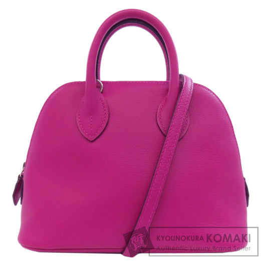 HERMES Bolide1923 Mini SilverHardware Handbag Calf Ladies [Used]