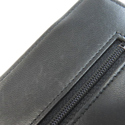 CHANEL Chain Wallet Boy Chanel SilverHardware Long wallet (with coin pocket) Lambskin Ladies [Used]