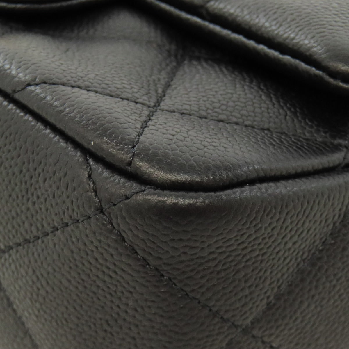 CHANEL ChainShoulder COCO Mark GoldHardware Shoulder Bag Grained Calfskin Skin Ladies [Used]