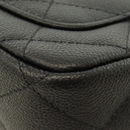 CHANEL ChainShoulder COCO Mark GoldHardware Shoulder Bag Grained Calfskin Skin Ladies [Used]