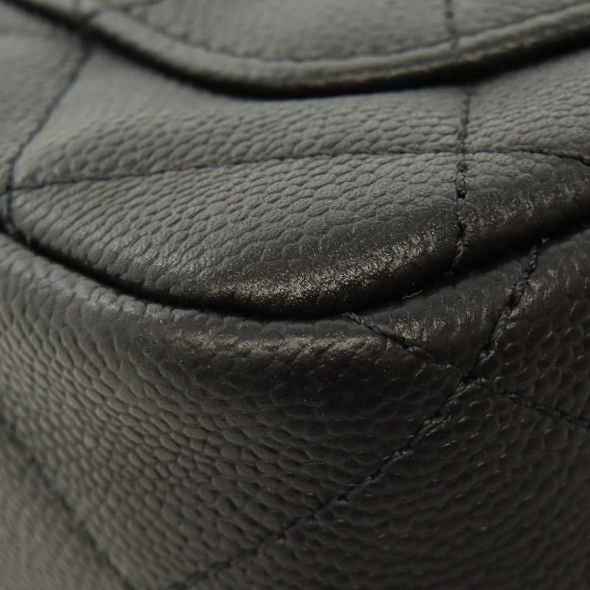 CHANEL ChainShoulder COCO Mark GoldHardware Shoulder Bag Grained Calfskin Skin Ladies [Used]