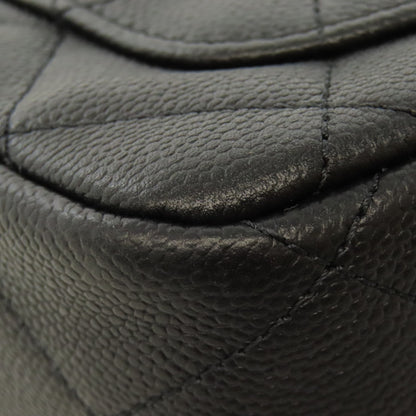 CHANEL ChainShoulder COCO Mark GoldHardware Shoulder Bag Grained Calfskin Skin Ladies [Used]