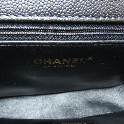 CHANEL ChainShoulder COCO Mark GoldHardware Shoulder Bag Grained Calfskin Skin Ladies [Used]