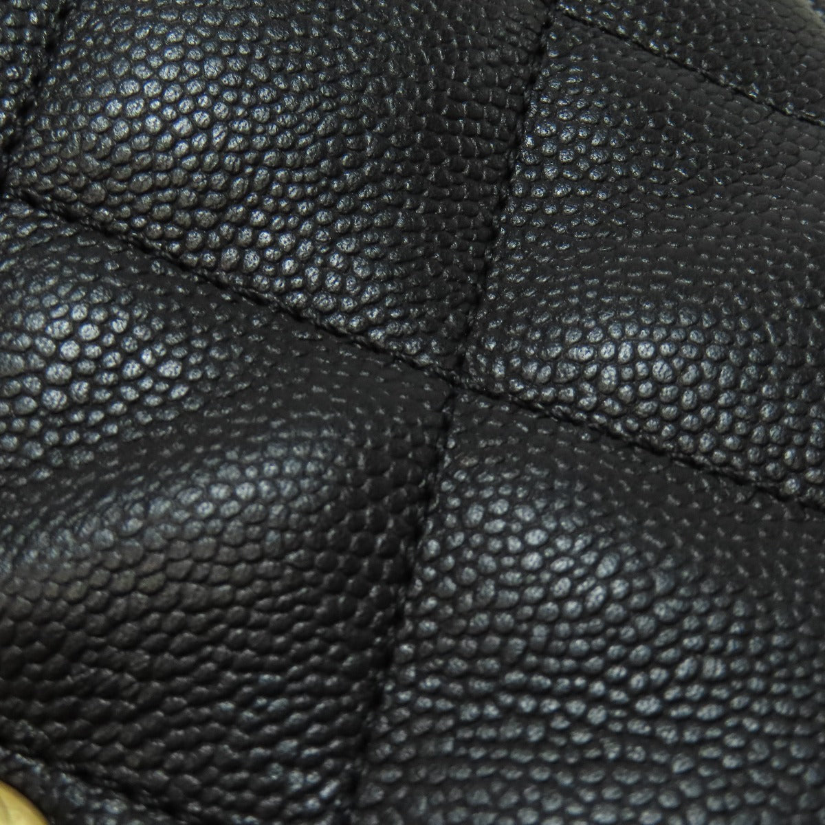 CHANEL ChainShoulder COCO Mark GoldHardware Shoulder Bag Grained Calfskin Skin Ladies [Used]