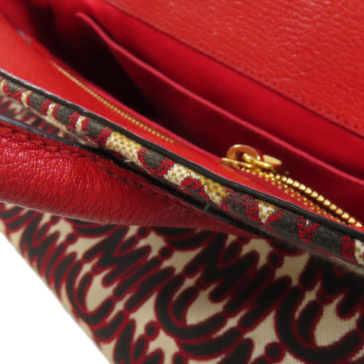 MIUMIU   Handbag Logo pattern 2WAY Canvas Ladies