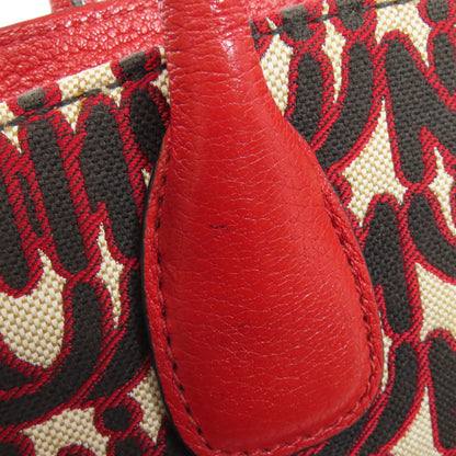 MIUMIU   Handbag Logo pattern 2WAY Canvas Ladies