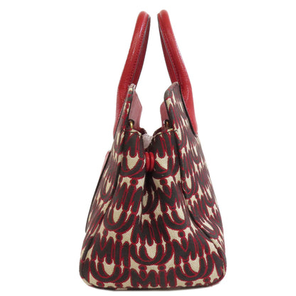 MIUMIU   Handbag Logo pattern 2WAY Canvas Ladies