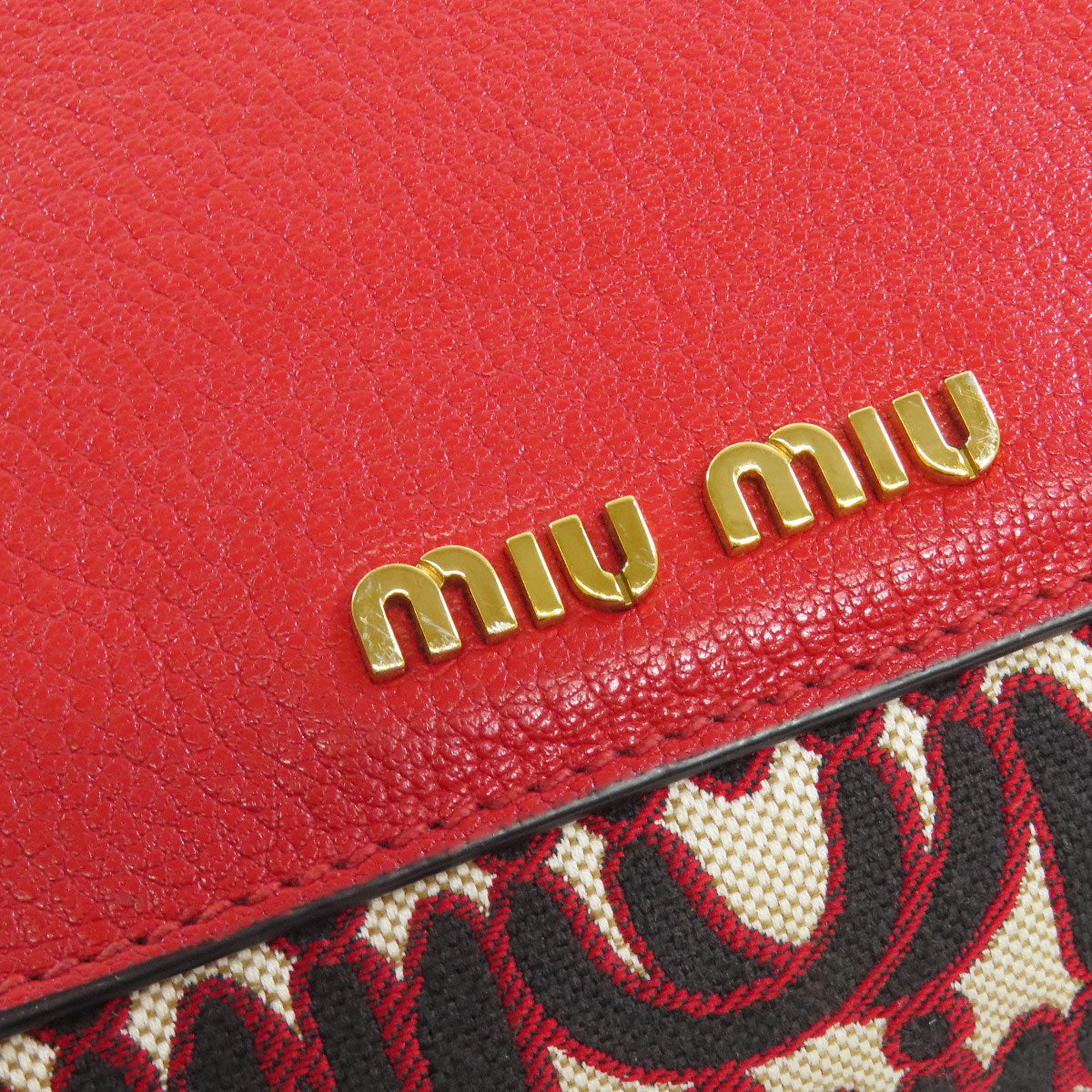 MIUMIU   Handbag Logo pattern 2WAY Canvas Ladies