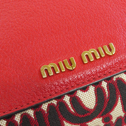 MIUMIU   Handbag Logo pattern 2WAY Canvas Ladies