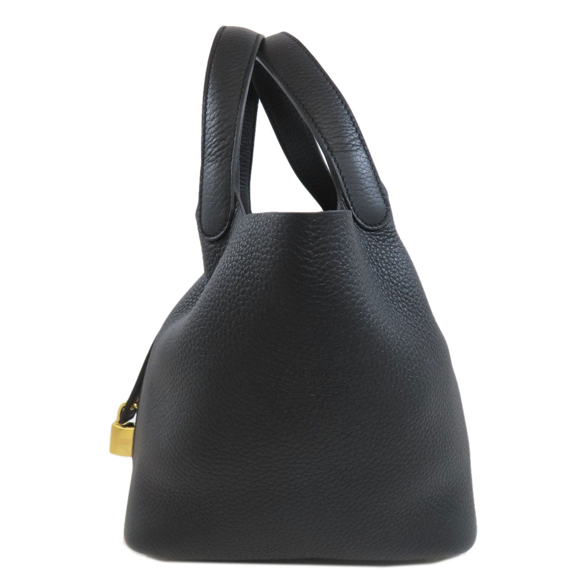 HERMES Picotin Lock PM GoldHardware Handbag Taurillon Clemence Ladies [Used]