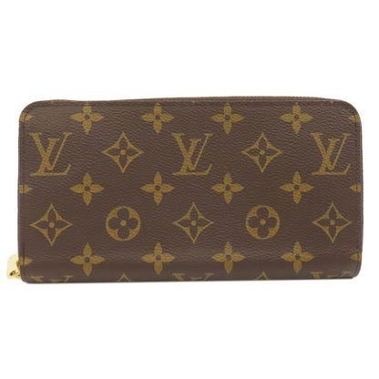 LOUIS VUITTON  M41894 Long wallet (with coin pocket) Zippy wallet Monogram canvas Ladies