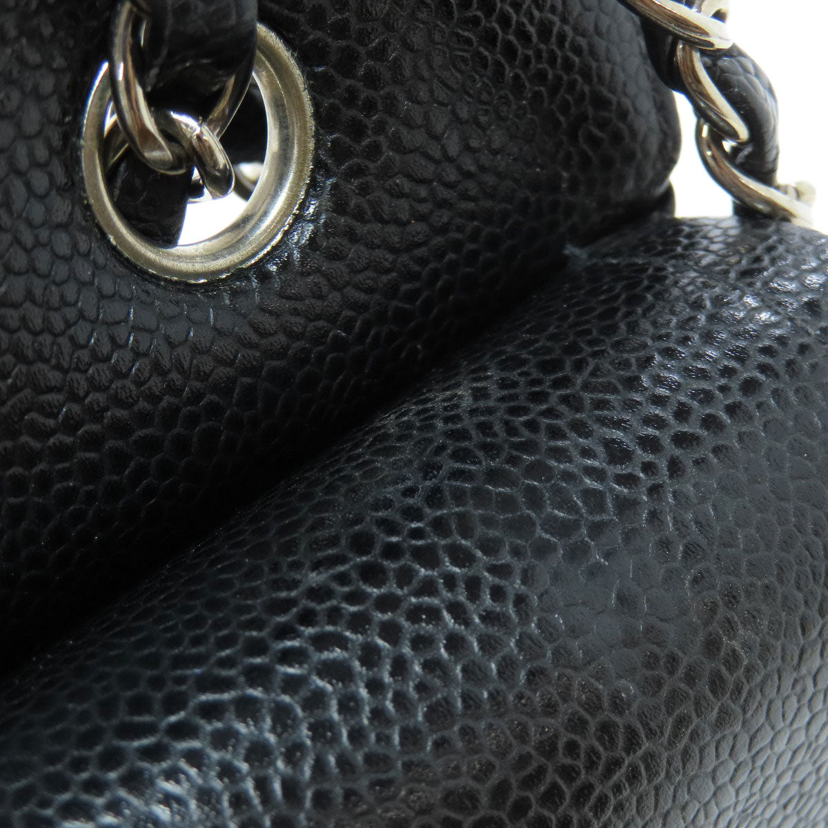 CHANEL ChainShoulder Matelasse SilverHardware Shoulder Bag Grained Calfskin Skin Ladies [Used]