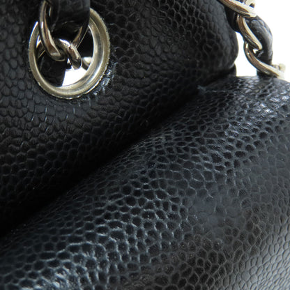 CHANEL ChainShoulder Matelasse SilverHardware Shoulder Bag Grained Calfskin Skin Ladies [Used]