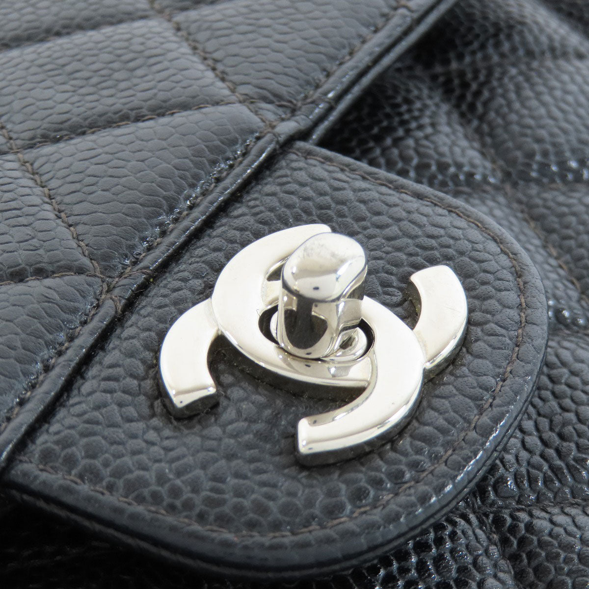 CHANEL   Shoulder Bag ChainShoulder Matelasse SilverHardware Caviar skin Ladies