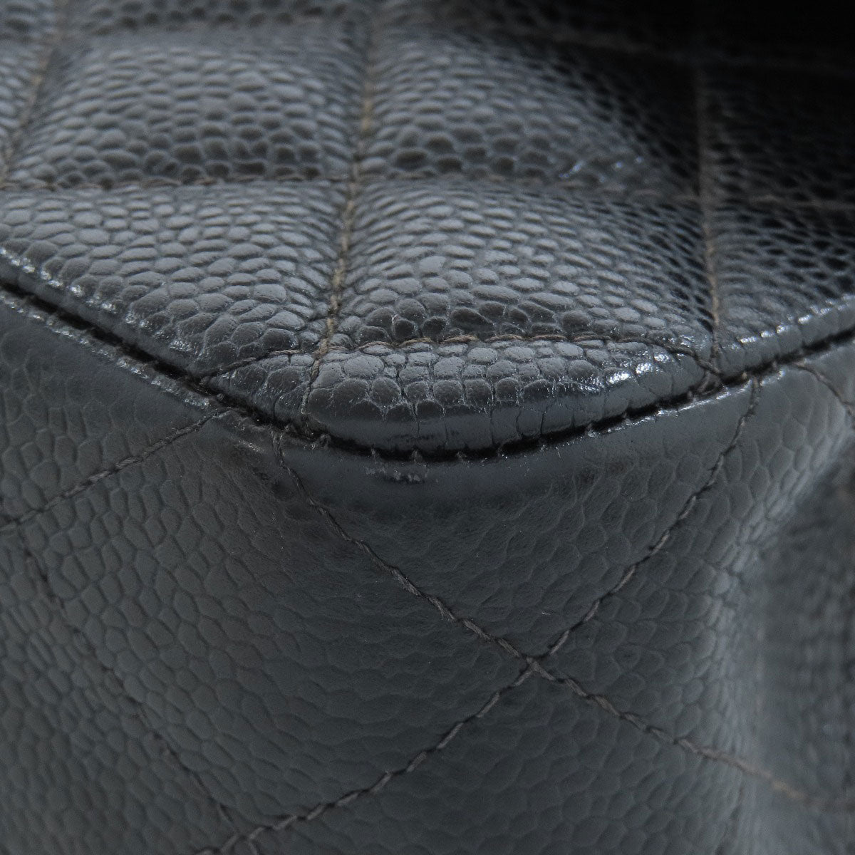 CHANEL ChainShoulder Matelasse SilverHardware Shoulder Bag Grained Calfskin Skin Ladies [Used]