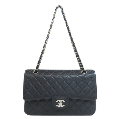 CHANEL ChainShoulder Matelasse SilverHardware Shoulder Bag Grained Calfskin Skin Ladies [Used]