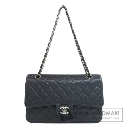 CHANEL ChainShoulder Matelasse SilverHardware Shoulder Bag Grained Calfskin Skin Ladies [Used]