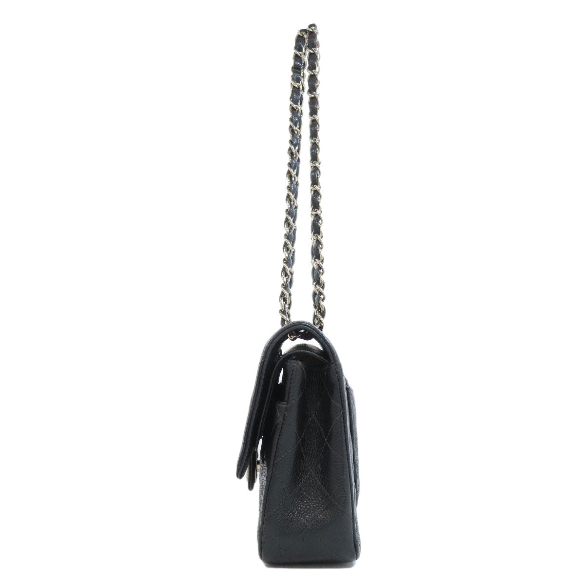 CHANEL ChainShoulder Matelasse SilverHardware Shoulder Bag Grained Calfskin Skin Ladies [Used]