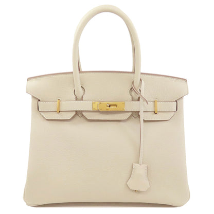 HERMES Birkin 30 GoldHardware Handbag Taurillon Clemence Ladies [Used]