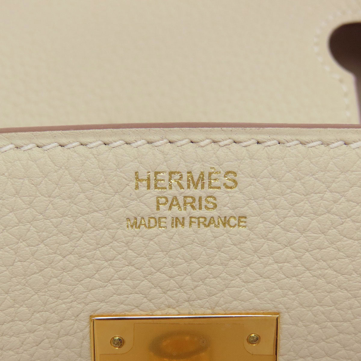 HERMES Birkin 30 GoldHardware Handbag Taurillon Clemence Ladies [Used]